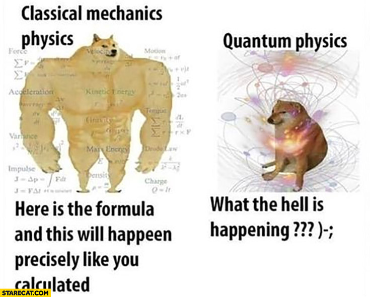 Classic mechanics physics meme